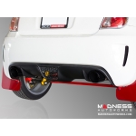 FIAT 500 ABARTH Performance Exhaust by MADNESS - Dual Tip / Dual Exit - Black Tips